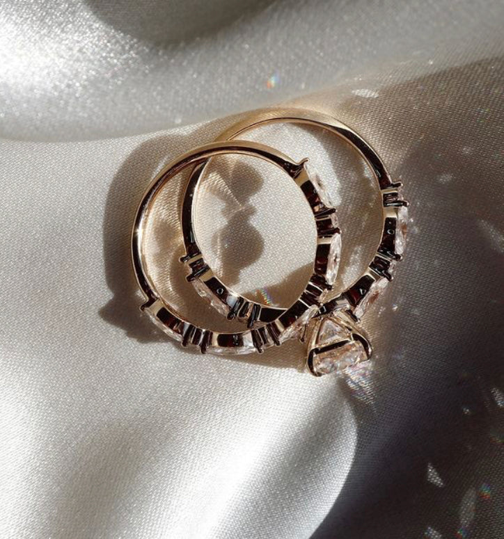 14K Gold Kattie CVD Diamond Ring - Amrrutam