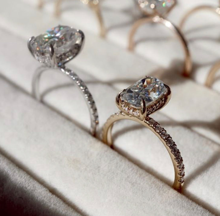 14K Gold Beverly CVD Diamond Ring - Amrrutam