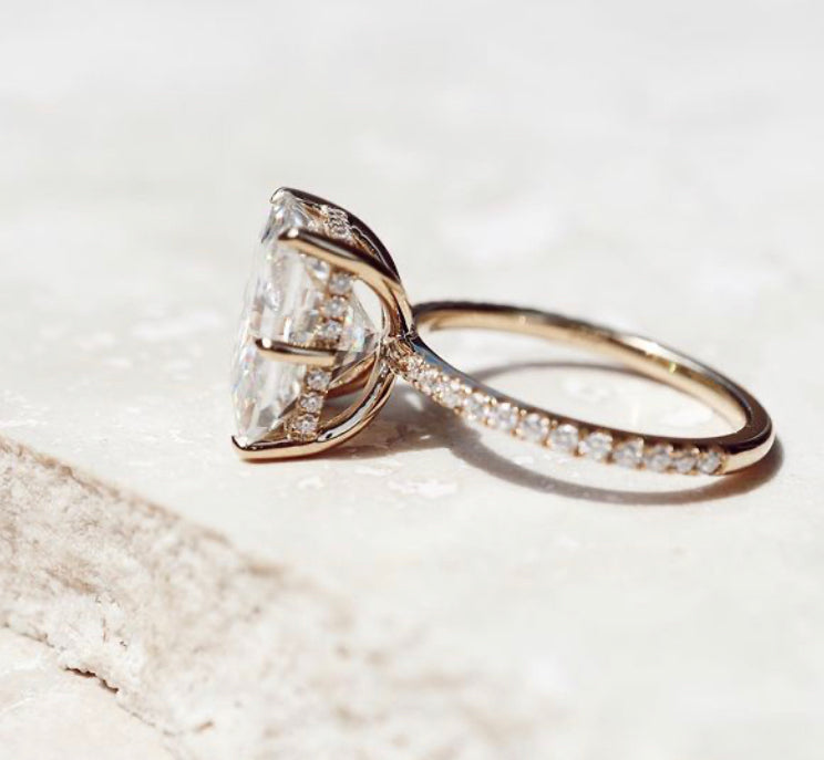 14K Gold Villory CVD Diamond Ring - Amrrutam