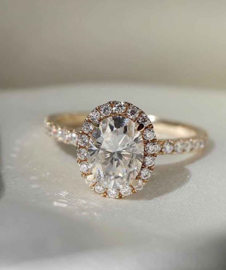 14K Gold Dylia CVD Diamond Ring - Amrrutam
