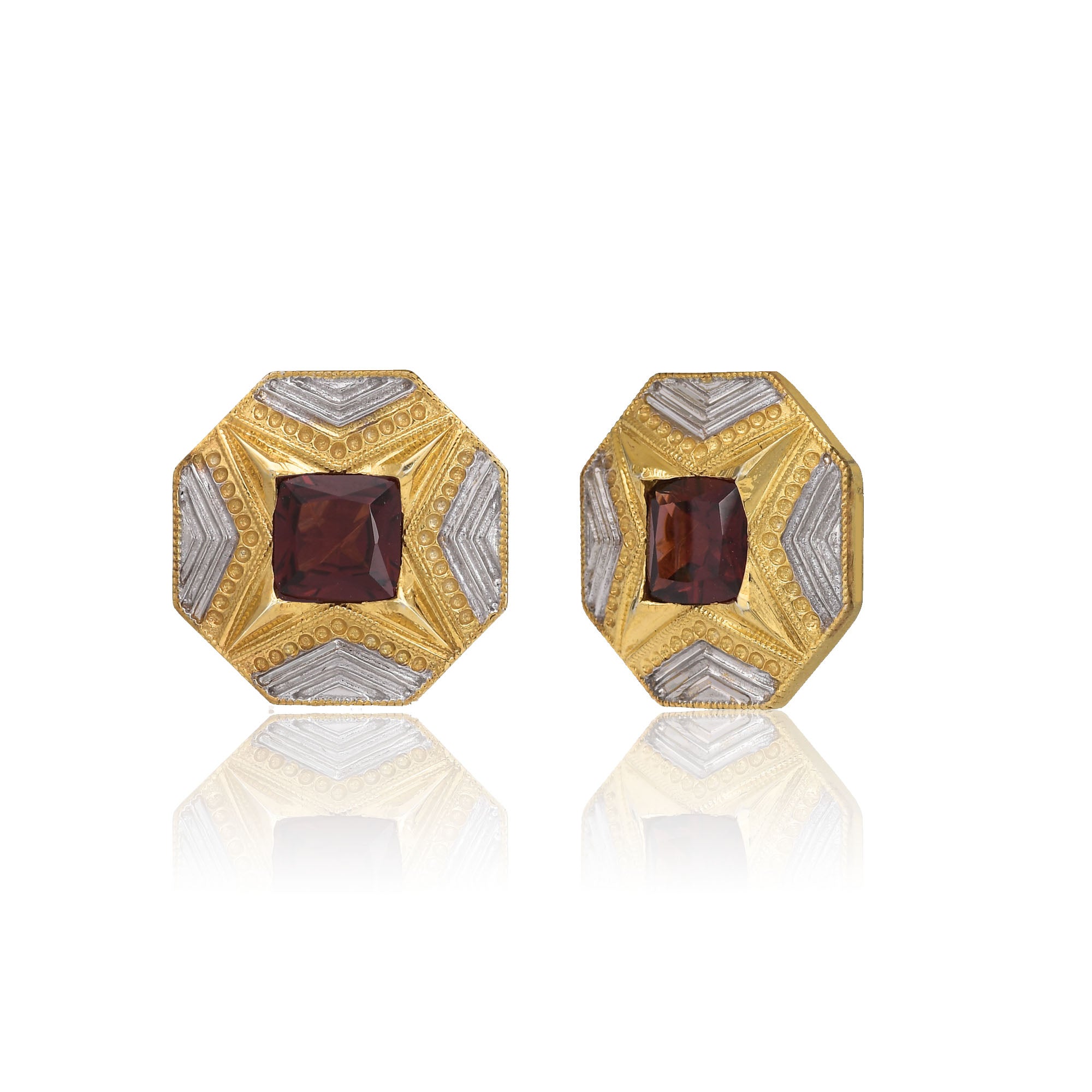 HALEY GEMSTONE STUDS - Amrrutam