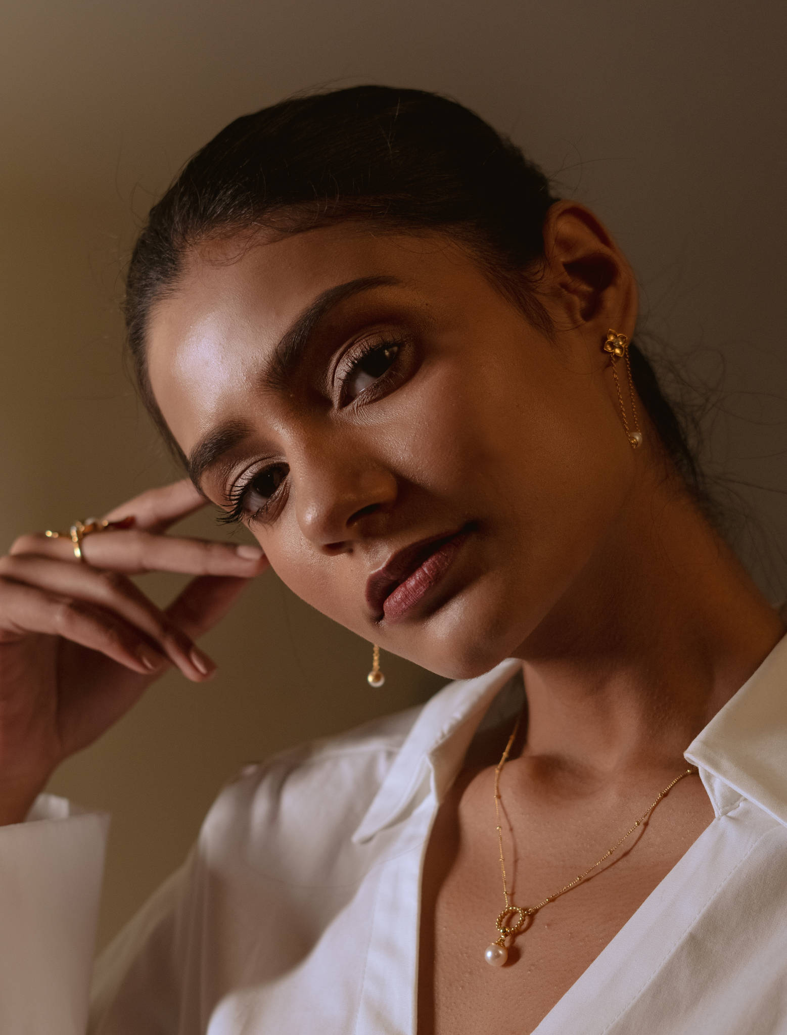 KEYA DROP PENDANT NECKALCE - Amrrutam