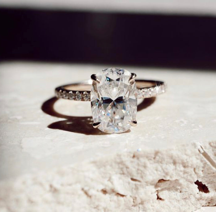 14K Gold Lopera CVD Diamond Ring - Amrrutam