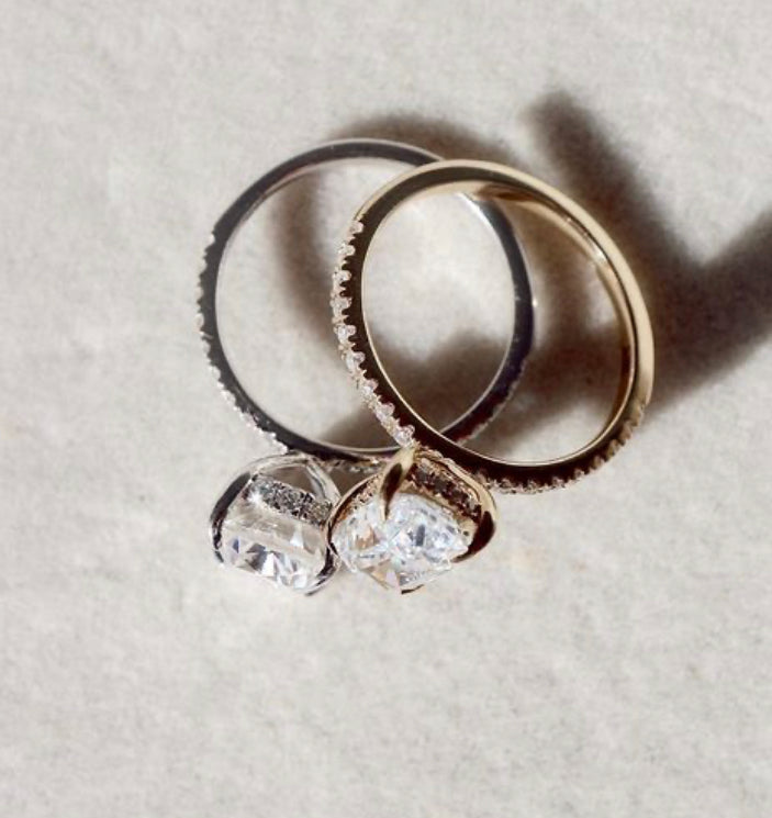 14K Gold Beverly CVD Diamond Ring - Amrrutam