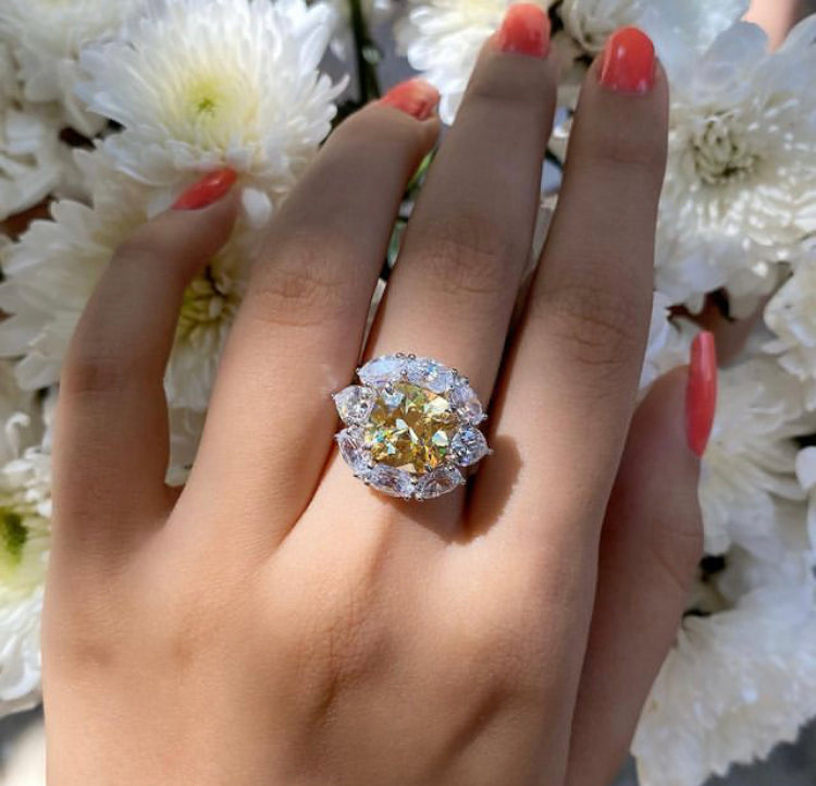 925 Silver Cocktail Ring - Amrrutam