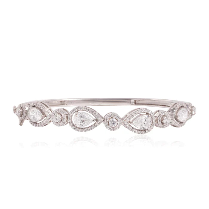 925 Silver Zova CZ bracelet - Amrrutam