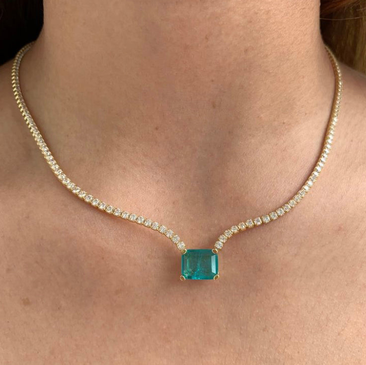 Mellora Choker Necklace in 92.5 Silver - Amrrutam