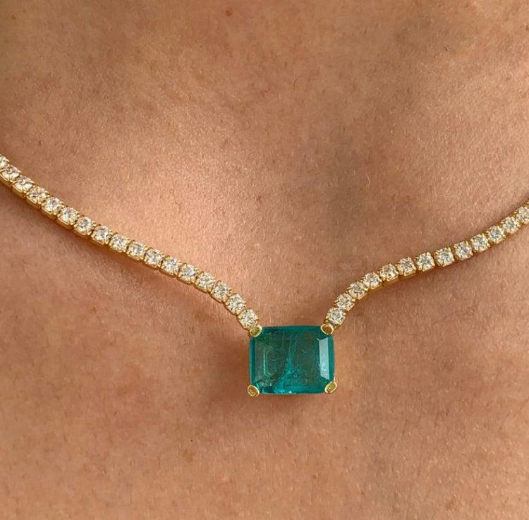 Mellora Choker Necklace in 92.5 Silver - Amrrutam