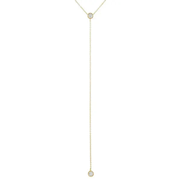 Long Drop Necklace in 92.5 Silver - Amrrutam