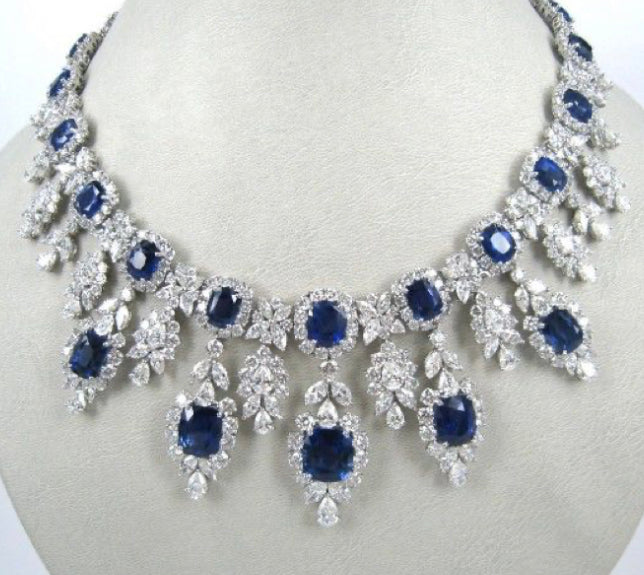 925 Silver Harris Swarovski Necklace - Amrrutam