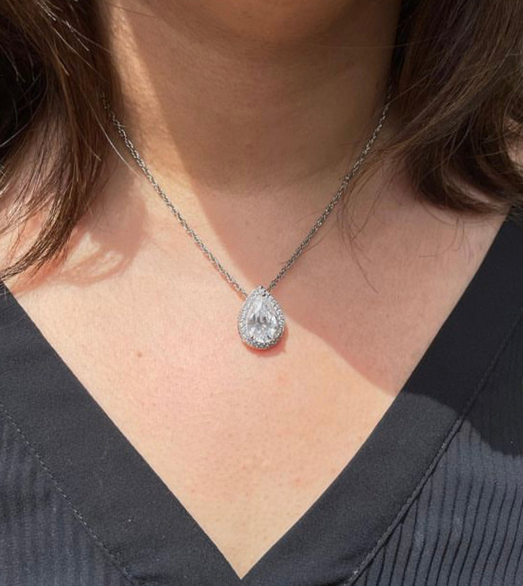 925 Silver Swarovski Pendants - Amrrutam