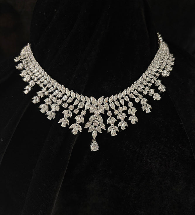 925 Silver Cannesy Swarovski Necklace