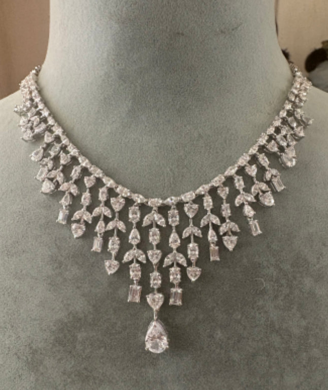 925 Silver Sasha Swarovski Necklace
