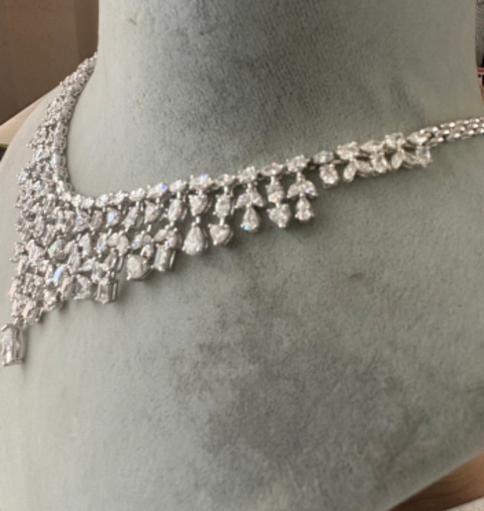 925 Silver Sasha Swarovski Necklace