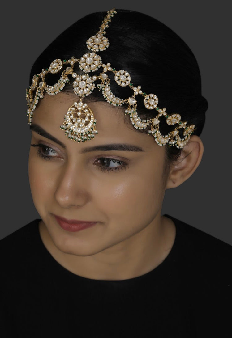 Silver Polki Maathapatti - Amrrutam