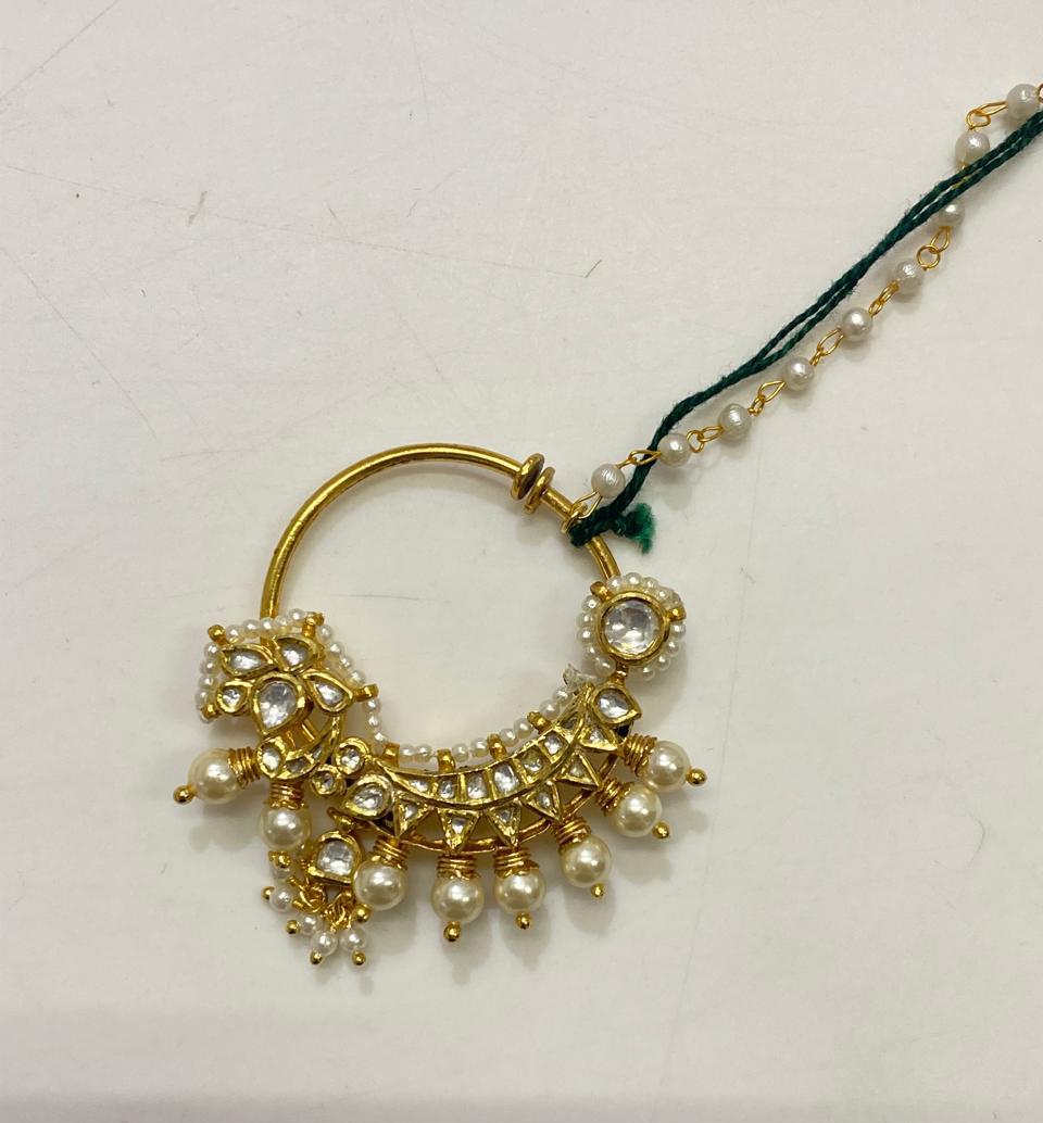 925 Silver Kilasya Bridal Nath - Amrrutam Jewellery