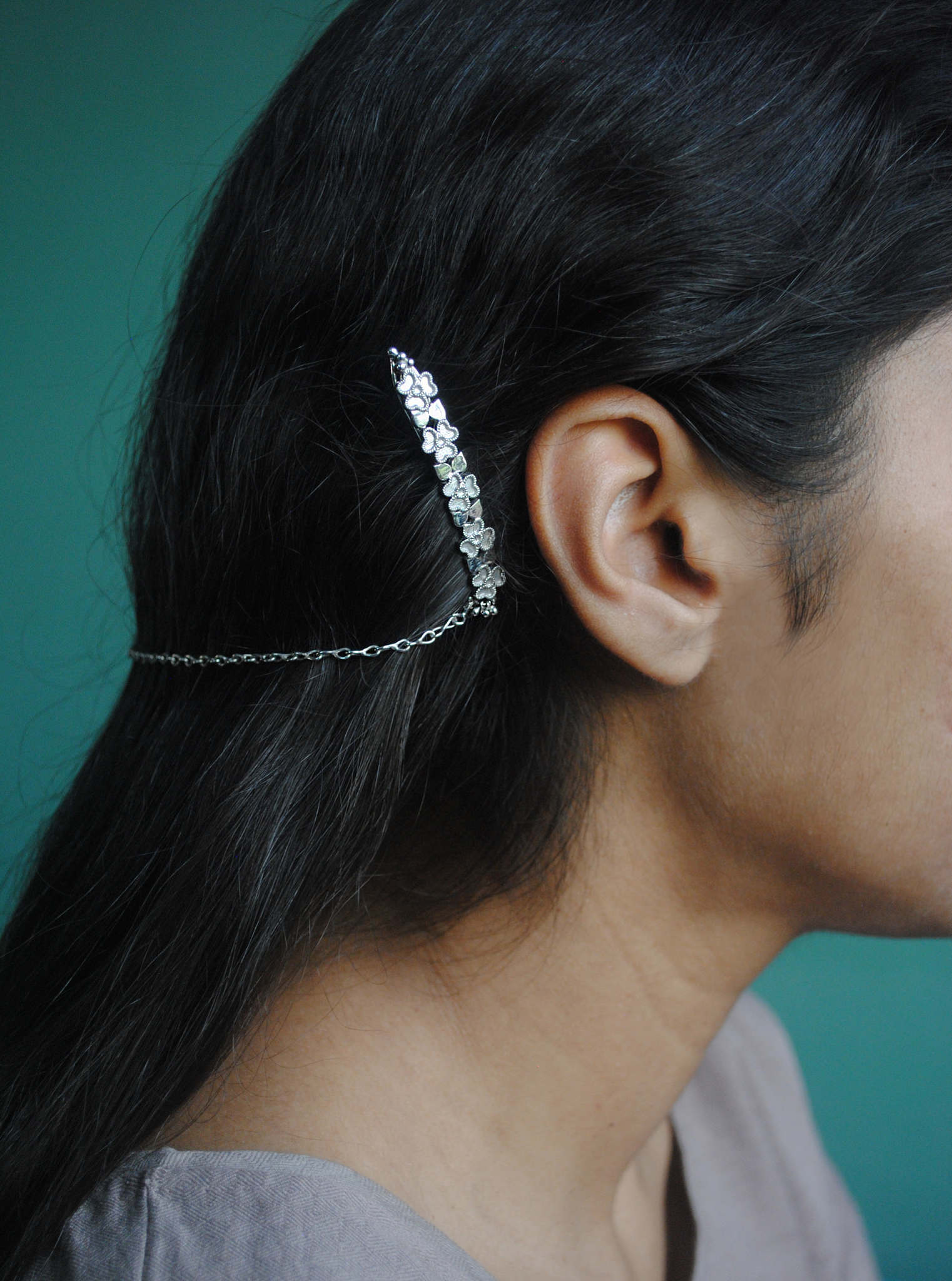 Phool Patti Bel Hairclip - Amrrutam