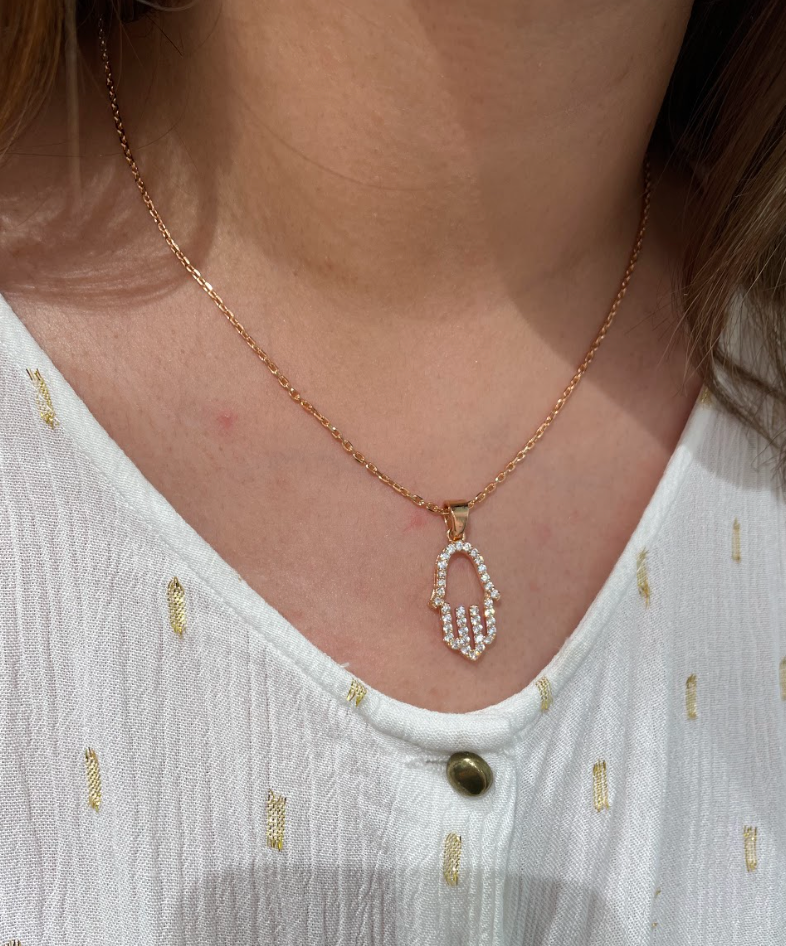 925 Silver Hamsa Pendant - Amrrutam