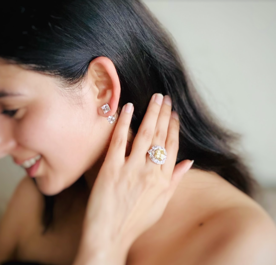 925 Silver Cocktail Ring - Amrrutam