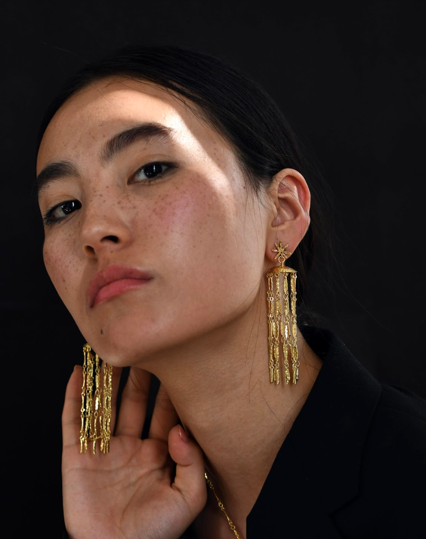 Starfall Dangle Earrings - Amrrutam