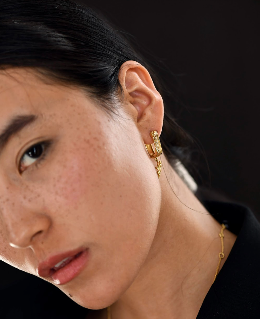 Cinnamon Fall Dangle Earrings - Amrrutam