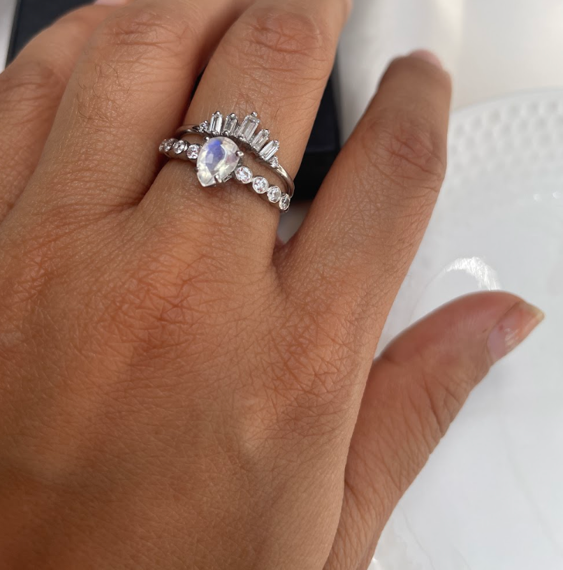 925 Silver Cocktail Ring Stack - Amrrutam