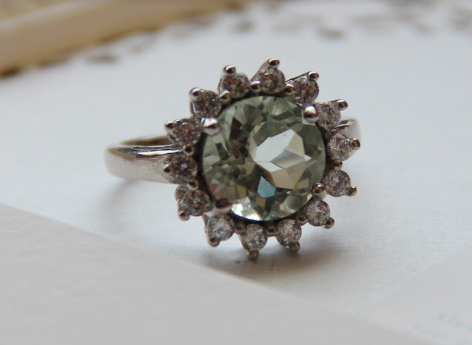 925 Silver Sunflower Cocktail Ring - Amrrutam