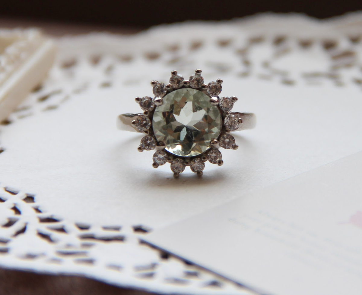 925 Silver Sunflower Cocktail Ring - Amrrutam
