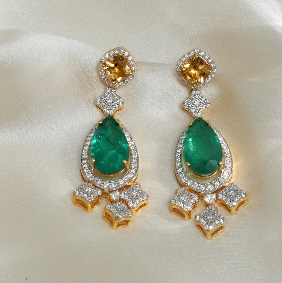 925 Silver Amaya Earring - Amrrutam