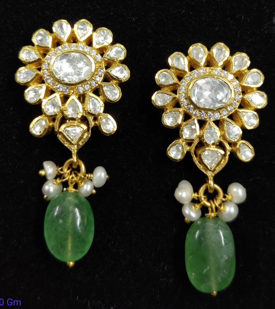 925 Silver Qasir Floral Earring - Amrrutam