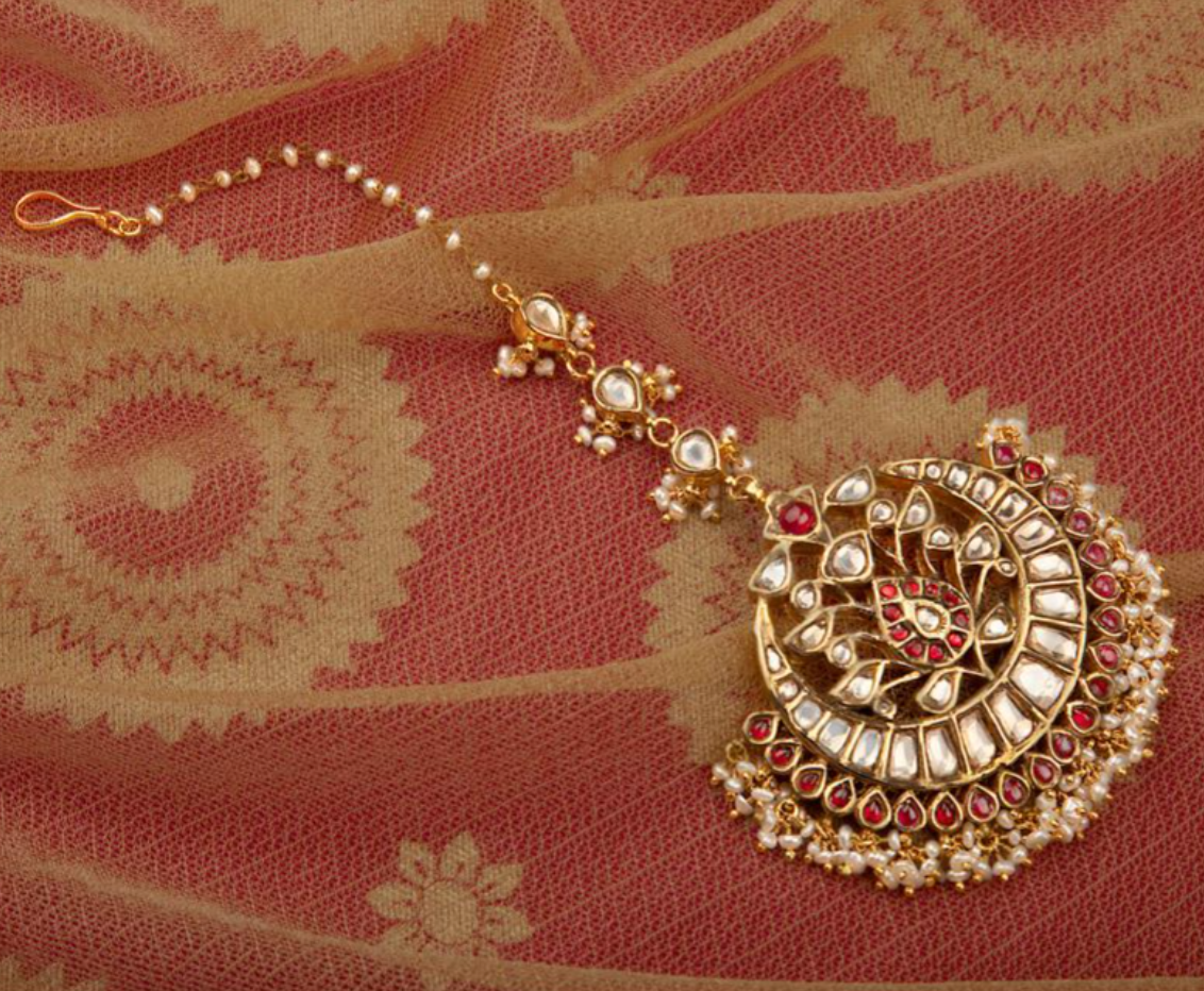 925 Silver Jigyasa Surya Chandra Maangtika - Amrrutam