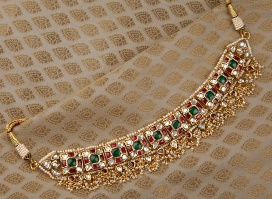 925 Silver Libhaya Surya Chandra Necklace - Amrrutam
