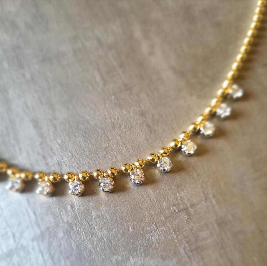925 Silver 2 Layer CZ Chain - Amrrutam
