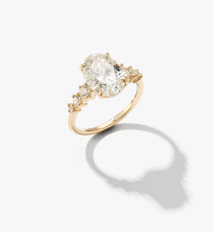 14K Gold Thaliya CVD Diamond Ring - Amrrutam