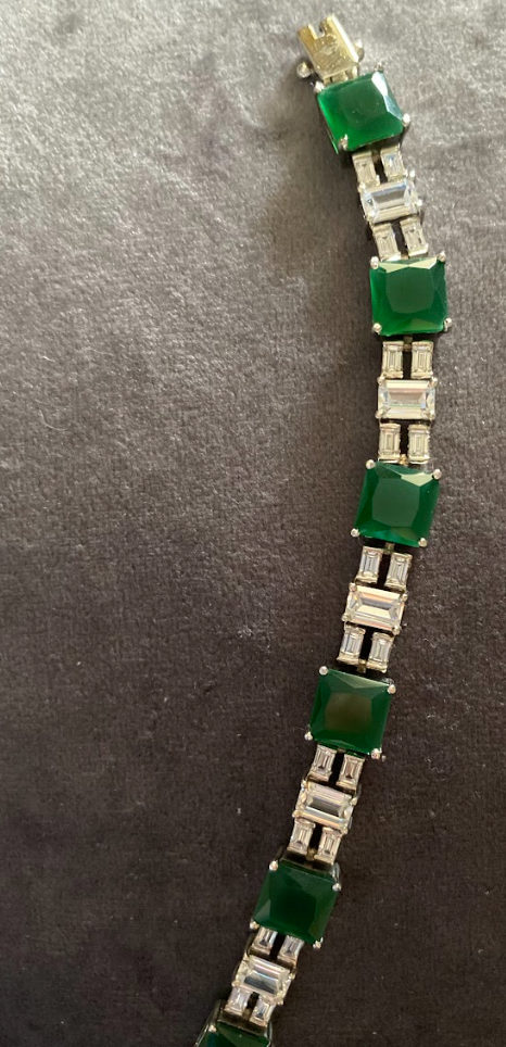 925 Silver Swarovski Penelope Bracelet - Amrrutam Jewellery