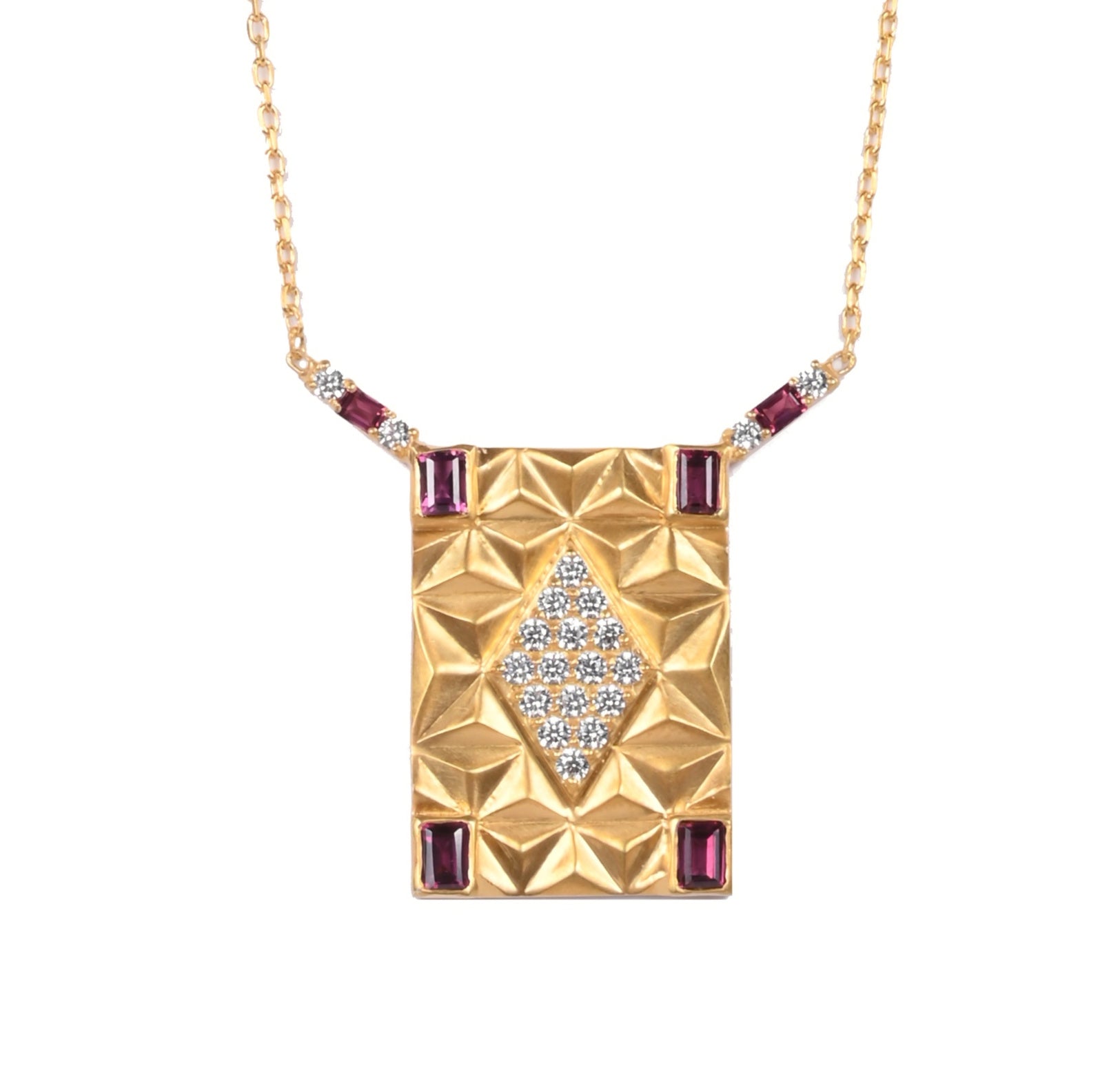 BLOOMING PYRAMID PENDANT - Amrrutam