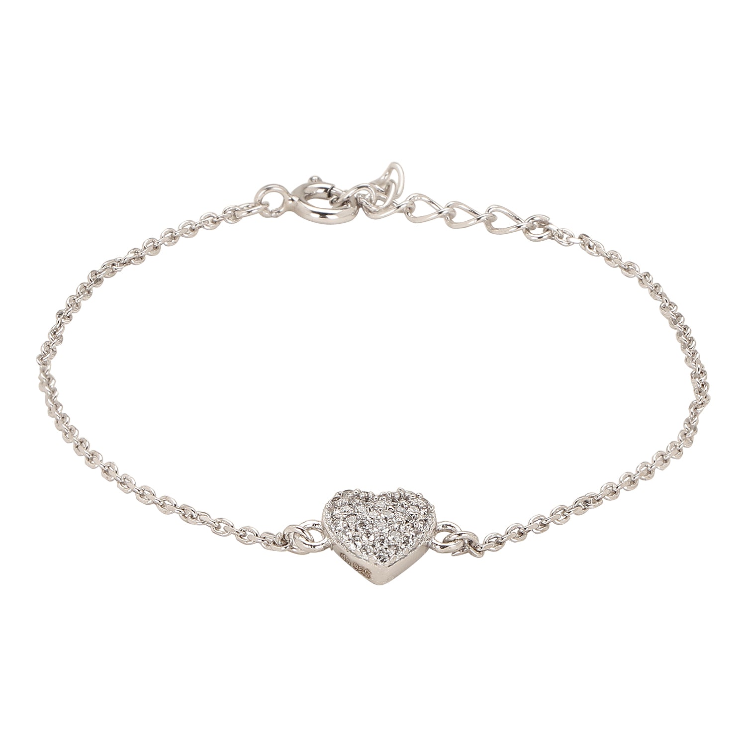 Heart Charm Bracelet - Amrrutam