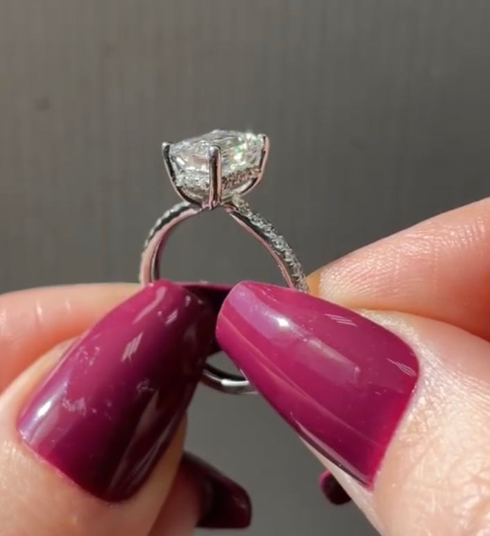 14K Gold Amoris CVD Diamond Ring - Amrrutam 