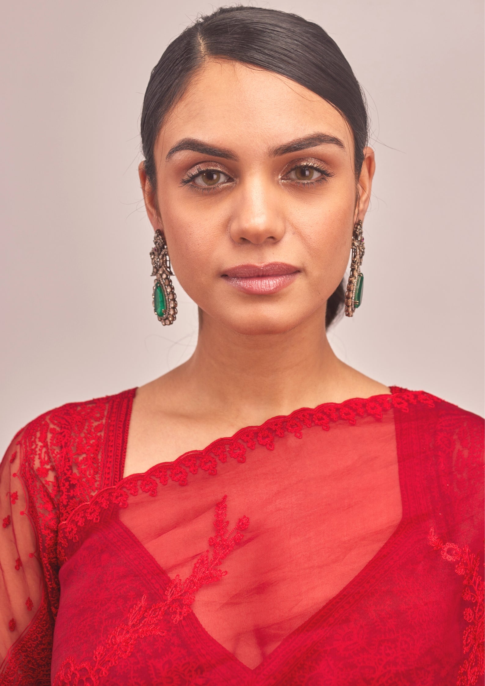 925 Silver Victorian Peacock Earring - Amrrutam