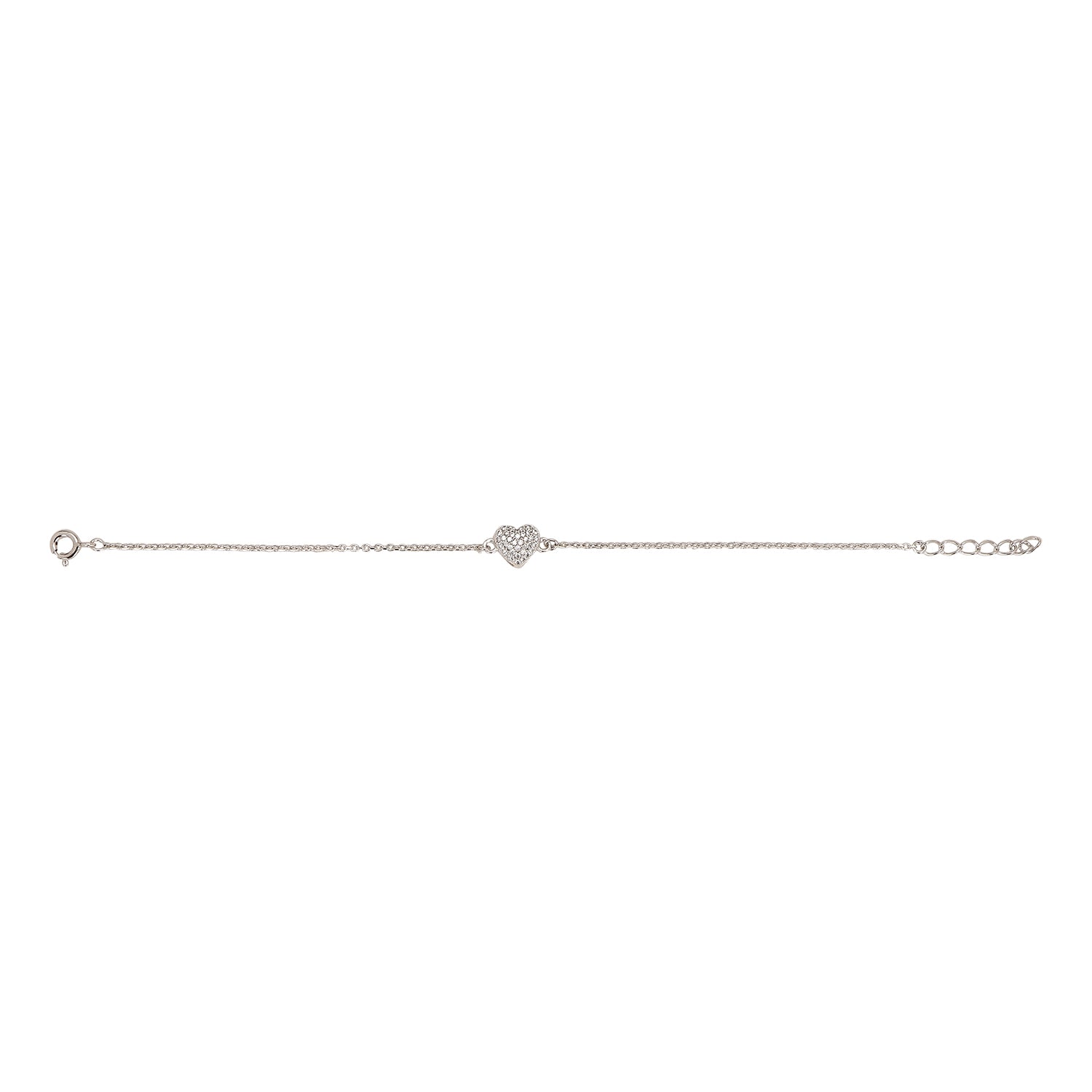 Heart Charm Bracelet - Amrrutam