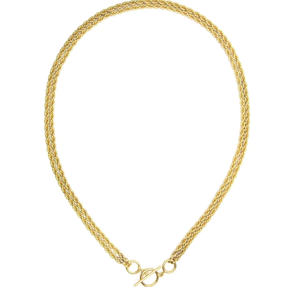 modern statement gold chain for women