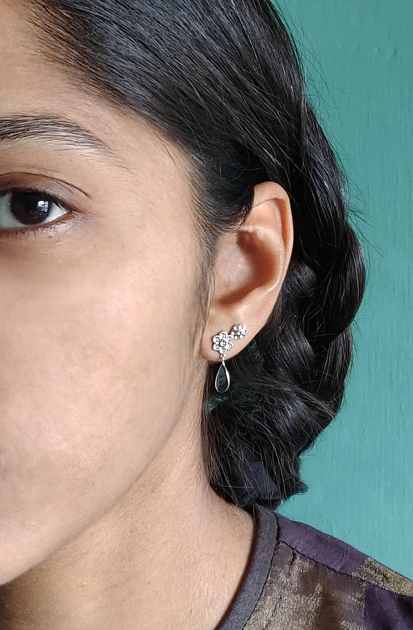 Asymmetric Hanging Earrings - Amrrutam