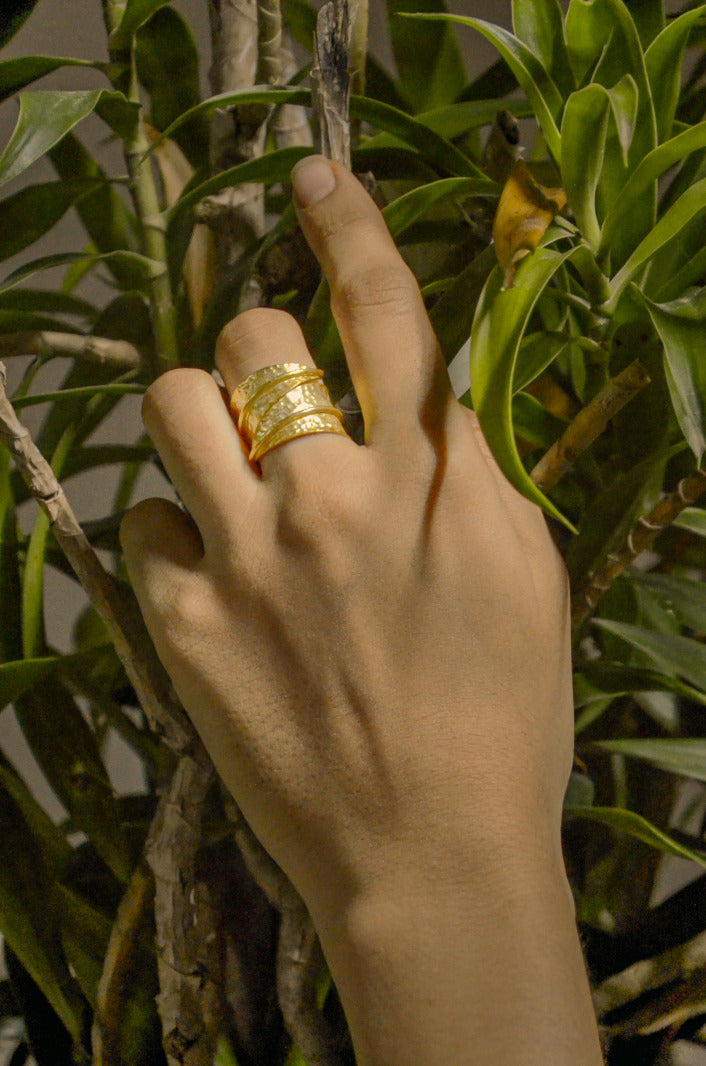Noori Gold Ring - Amrrutam