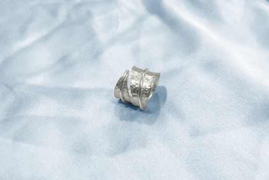Noori Silver Ring - Amrrutam