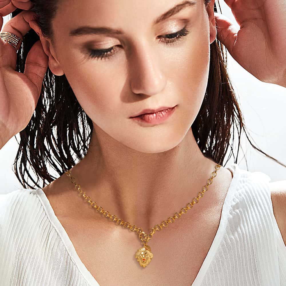 Fiertè gold necklace - Amrrutam