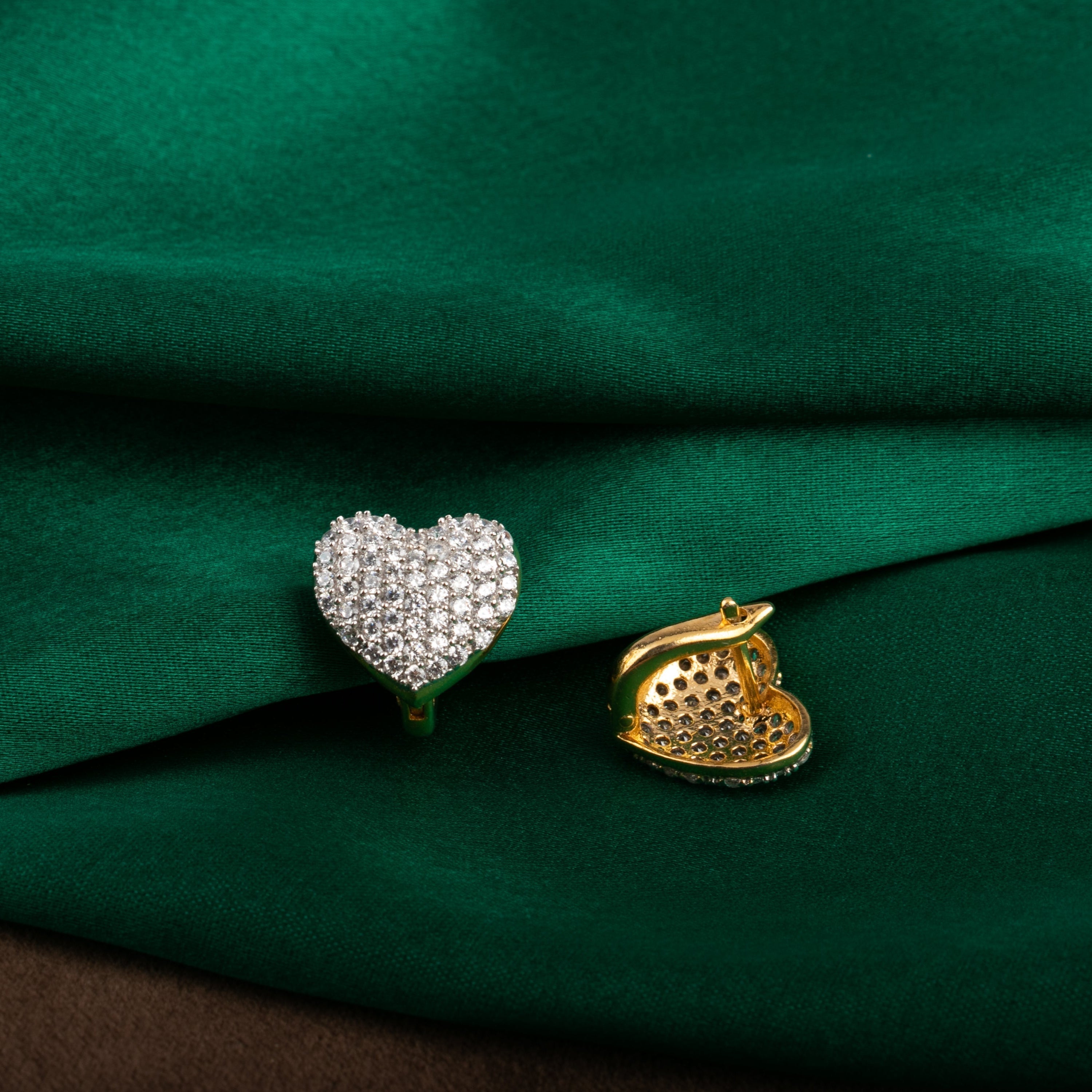 Heart Bali Earrings - Amrrutam