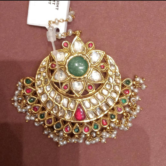 925 Silver Sabrida Jadau Maangtika - Amrrutam Jewellery