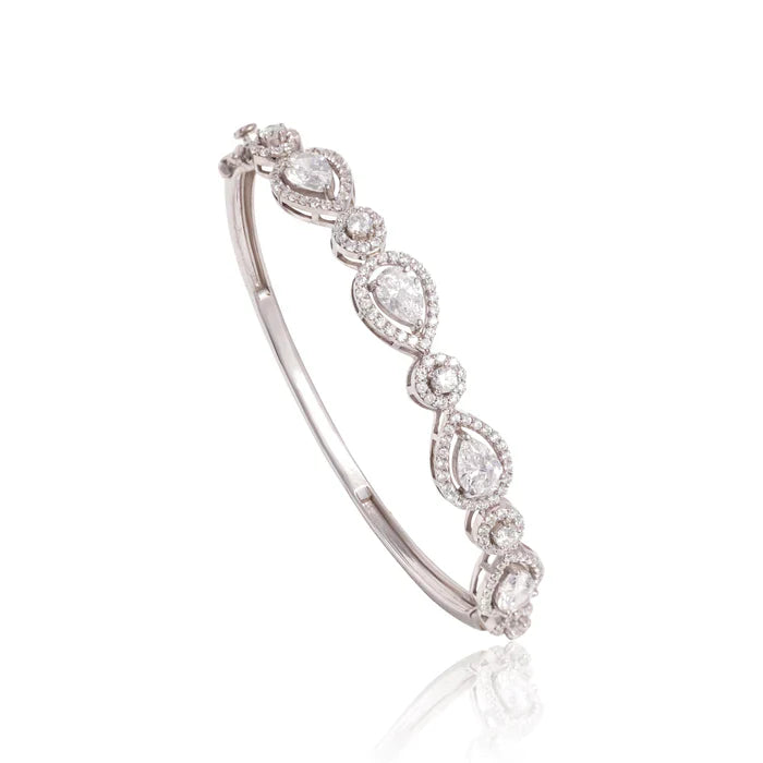 925 Silver Zova CZ bracelet - Amrrutam 