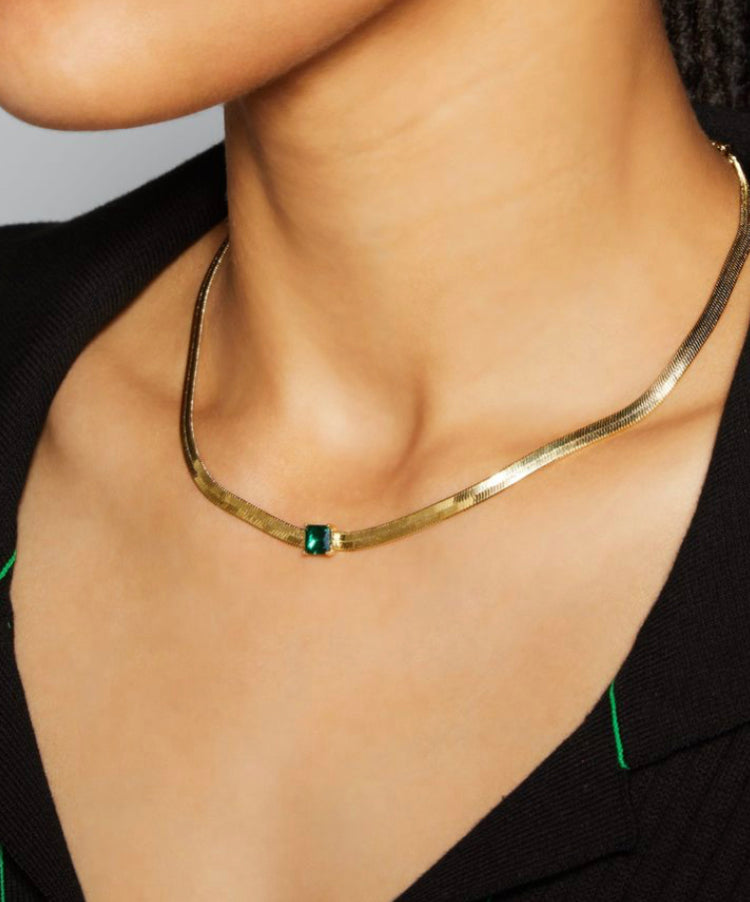 Choker Necklace in 92.5 Silver - Amrrutam