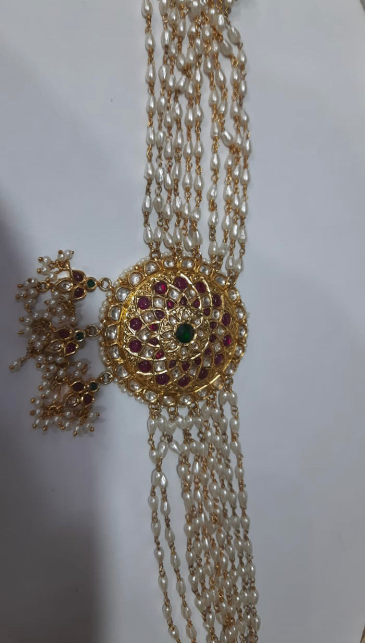 925 Silver Kefir Surya Chandra Choker Necklace - Amrrutam 